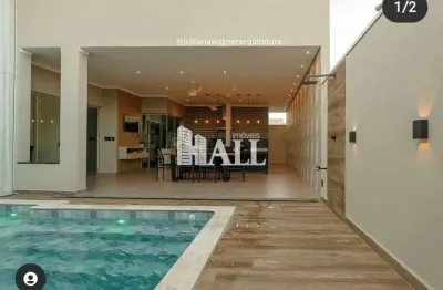 Casa em condomínio fechado com 3 quartos à venda na Avenida Miguel Damha, Parque Residencial Damha IV, São José do Rio Preto