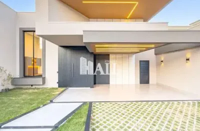 Casa em condomínio fechado com 3 quartos à venda na Avenida Alcides Rozani, Condomínio Vilage La Montagne, São José do Rio Preto