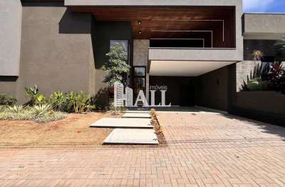 Casa em condomínio fechado com 3 quartos à venda na Avenida Alcides Rozani, Condomínio Vilage La Montagne, São José do Rio Preto