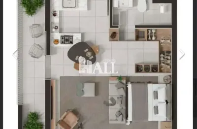 Apartamento com 1 quarto à venda na Rua Rodrigo Wilker dos Santos Bellei, Jardim Paulistano, São José do Rio Preto