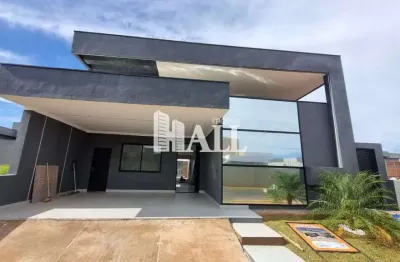 Casa em condomínio fechado com 3 quartos à venda na Avenida José Vieira Machado Junior, Quinta do Lago Residence, São José do Rio Preto