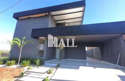 Casa em condomínio fechado com 3 quartos à venda na Avenida José Vieira Machado Junior, Quinta do Lago Residence, São José do Rio Preto