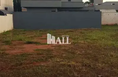 Terreno em condomínio fechado à venda na Avenida Miguel Damha, Residencial Gaivota II, São José do Rio Preto