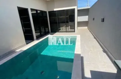 Casa em condomínio fechado com 3 quartos à venda na Rua Projetada 14, Centro, Bady Bassitt