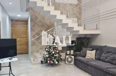 Casa em condomínio fechado com 3 quartos à venda na Avenida José da Silva Sé, Village Damha Rio Preto III, São José do Rio Preto