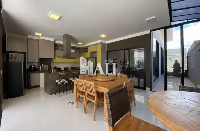 Casa em condomínio fechado com 3 quartos à venda na Avenida Miguel Damha, Residencial Gaivota II, São José do Rio Preto