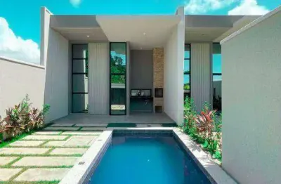 Casa com 3 dormitórios à venda, 115 m² por r$ 450.000,00 - precabura - eusébio/ce