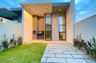 Casa com 3 dormitórios à venda, 104 m² por r$ 470.000,00 - guaribas - eusébio/ce
