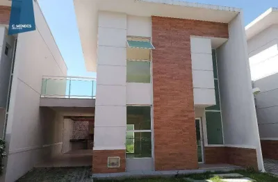 Casa para alugar, 138 m² por r$ 4.821,00/mês - mangabeira - eusébio/ce