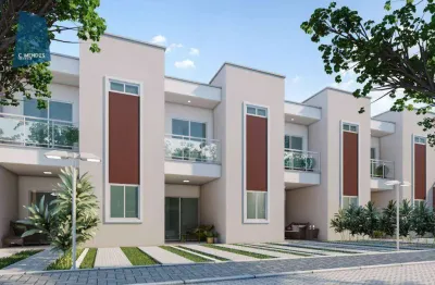 Casa em condomínio fechado com 3 quartos à venda em Jacundá, Aquiraz 