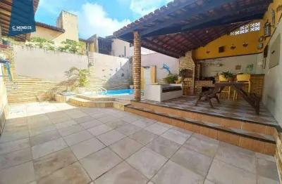 Casa com 4 dormitórios à venda, 215 m² por r$ 880.000 - parque manibura - fortaleza/ce