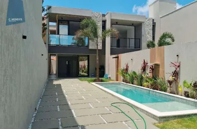 Casa com 4 dormitórios à venda, 154 m² por r$ 789.000,00 - edson queiroz - fortaleza/ce