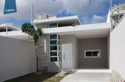 Casa com 3 dormitórios à venda, 100 m² por r$ 390.000,00 - pires façanha - eusébio/ce