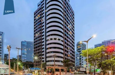 Apartamento com 1 dormitório à venda, 62 m² por r$ 650.000,00 - meireles - fortaleza/ce