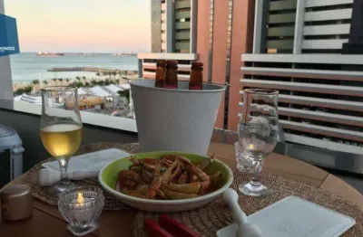 Flat com 1 dormitório à venda, 51 m² por r$ 550.000,00 - meireles - fortaleza/ce