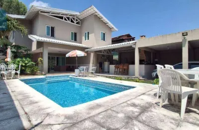 Casa com 4 dormitórios à venda, 220 m² por r$ 2.300.000,00 - edson queiroz - fortaleza/ce