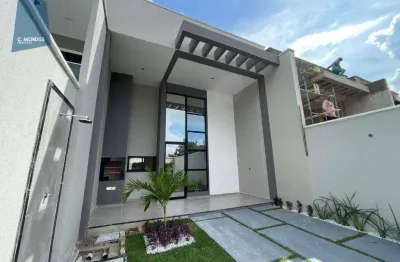 Casa nova a venda com 3 quartos na lagoa redonda | fortaleza, ce