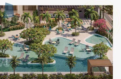 Apartamento com 1 dormitório à venda, 27 m² por r$ 399.000,00 - meireles - fortaleza/ce