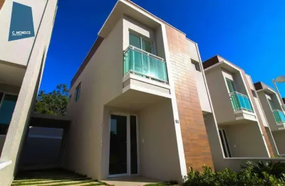 Casa com 3 dormitórios para alugar, 95 m² por r$ 3.150,00/mês - mangabeira - eusébio/ce
