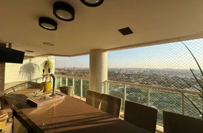 Apartamento para locação no ed. doppio spazio, 3 quartos sendo suítes, 240m² - r$7.000,00 - zona sul