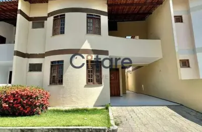 Casa em condomínio fechado com 4 quartos à venda na rua bill cartaxo, 885, sapiranga, fortaleza por r$ 520.000