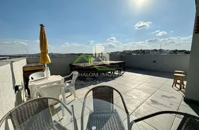 Cobertura à venda 2 quartos, 1 suite, 1 vaga, 100m², parque xangri-la, contagem -