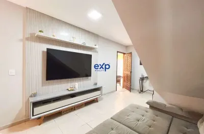 Casa em condomínio fechado com 5 quartos à venda na rua gerhard heinrichs, 554, xaxim, curitiba por r$ 629.900