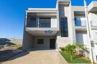 Casa em condomínio fechado com 3 quartos à venda na rua oristela foggiatto, 114, costeira, são josé dos pinhais por r$ 839.000