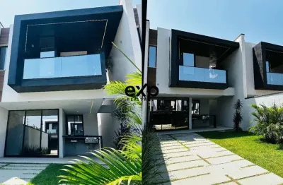 Casa em condomínio fechado com 4 quartos à venda na francisco ferreira da silva, 544, timbu, eusébio por r$ 759.900