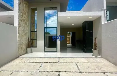 Casa com 3 quartos à venda na gilberto mendonça, 120, guaribas, eusébio por r$ 415.000