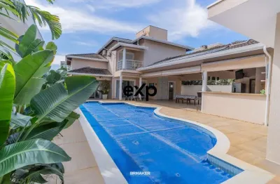 Casa em condomínio fechado com 3 quartos à venda na doutor adalberto turini, 145, jardim paiquerê, valinhos por r$ 1.998.000