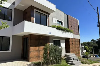 Casa em condomínio fechado com 4 quartos à venda na rua engenheiro grevile, 57, colônia dona luíza, ponta grossa por r$ 2.490.000