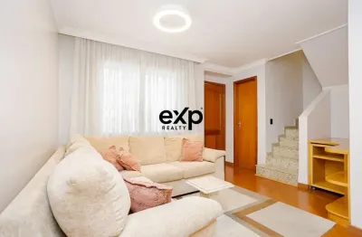 Casa em condomínio fechado com 3 quartos à venda na rua capitão joão ribas de oliveira, 351, guabirotuba, curitiba por r$ 530.000