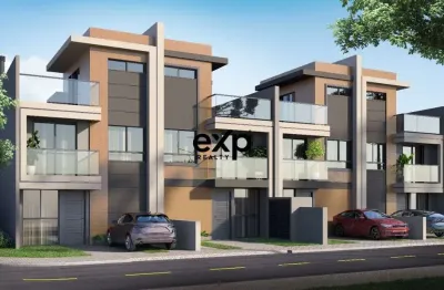 Casa em condomínio fechado com 3 quartos à venda na estrada guilherme weigert, 424, santa cândida, curitiba por r$ 849.000