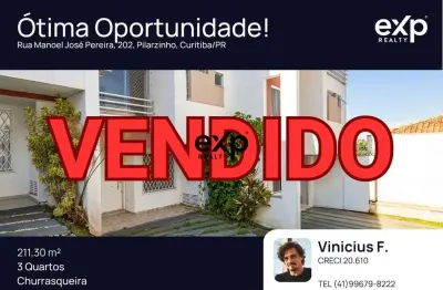 Casa em condomínio fechado com 3 quartos à venda na rua manoel josé pereira, 202, pilarzinho, curitiba por r$ 650.000