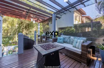 Casa em condomínio fechado com 4 quartos à venda na rua das paineiras, 78, chácara flora, valinhos por r$ 2.499.000