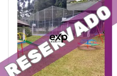 Terreno em condomínio fechado à venda na rua frederico d'agostin, 75, roça grande, colombo por r$ 210.000