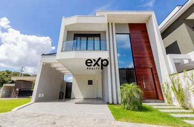 Casa em condomínio fechado com 3 quartos à venda na rua ceará, 195, campo pequeno, colombo por r$ 1.499.000