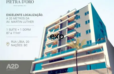 Apartamento com 2 quartos à venda na rua líbia, 30, nações, balneário camboriú por r$ 980.000