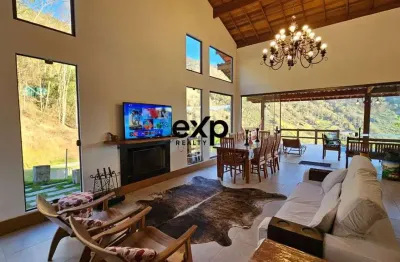 Casa em condomínio fechado com 4 quartos à venda na josé xavier, 3000, pedro do rio, petrópolis por r$ 1.550.000