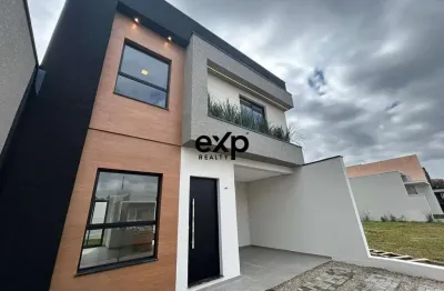 Casa em condomínio fechado com 2 quartos à venda na rua francisco alves ferreira, 640, vila glória, campo largo por r$ 690.000
