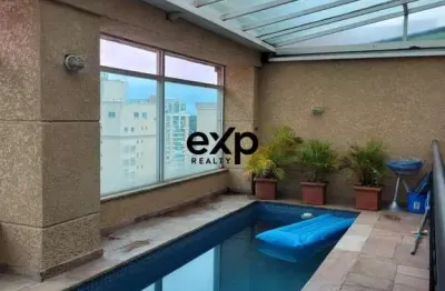 Cobertura com 4 quartos à venda na rua princesa isabel, 89, brooklin, são paulo por r$ 4.500.000