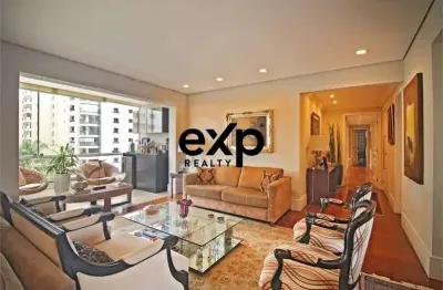 Apartamento com 4 quartos à venda na alameda dos aicás, 1053, moema, são paulo por r$ 2.650.000