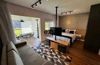 Apartamento com 1 quarto para alugar na americo brasilense, 2224, chácara santo antônio, são paulo por r$ 6.500