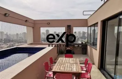 Cobertura com 2 quartos à venda na rua nebraska, 251, brooklin, são paulo por r$ 2.500.000