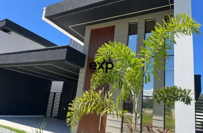 Casa em condomínio fechado com 3 quartos à venda na avenida atlântica, 1, cidade alpha, eusébio por r$ 1.320.000
