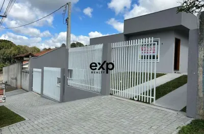 Casa com 2 quartos à venda na rua joão tigrinho de freitas, 110, moradias bom jesus, campo largo por r$ 410.000