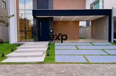 Casa em condomínio fechado com 3 quartos à venda na morro branco, 18, cidade alpha, eusébio por r$ 1.299.000