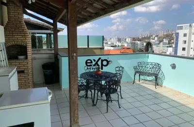 Cobertura com 4 quartos à venda na rua castelo lamego, 189, castelo, belo horizonte por r$ 525.000