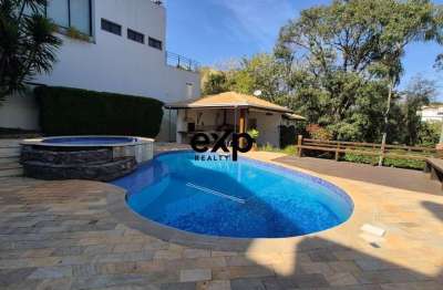 Casa em condomínio fechado com 4 quartos à venda na rua emilio romanetti, 10, village visconde de itamaracá, valinhos por r$ 4.100.000